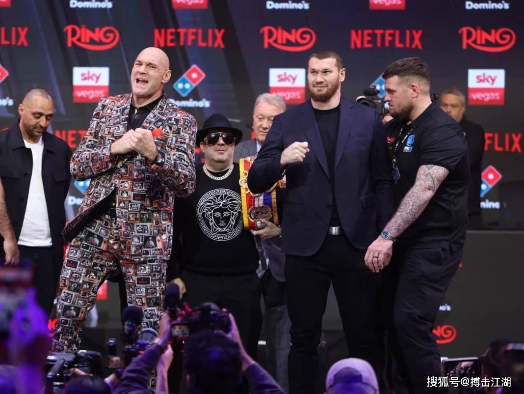 泰森富里和马赫穆多夫赛前发布会！对手曾和800斤黑熊摔跤